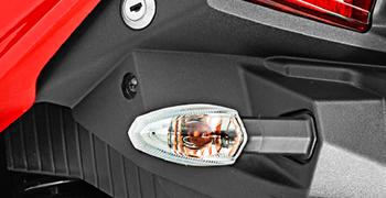 MOTORCYCLE INSPIRED REAR INDICATORS